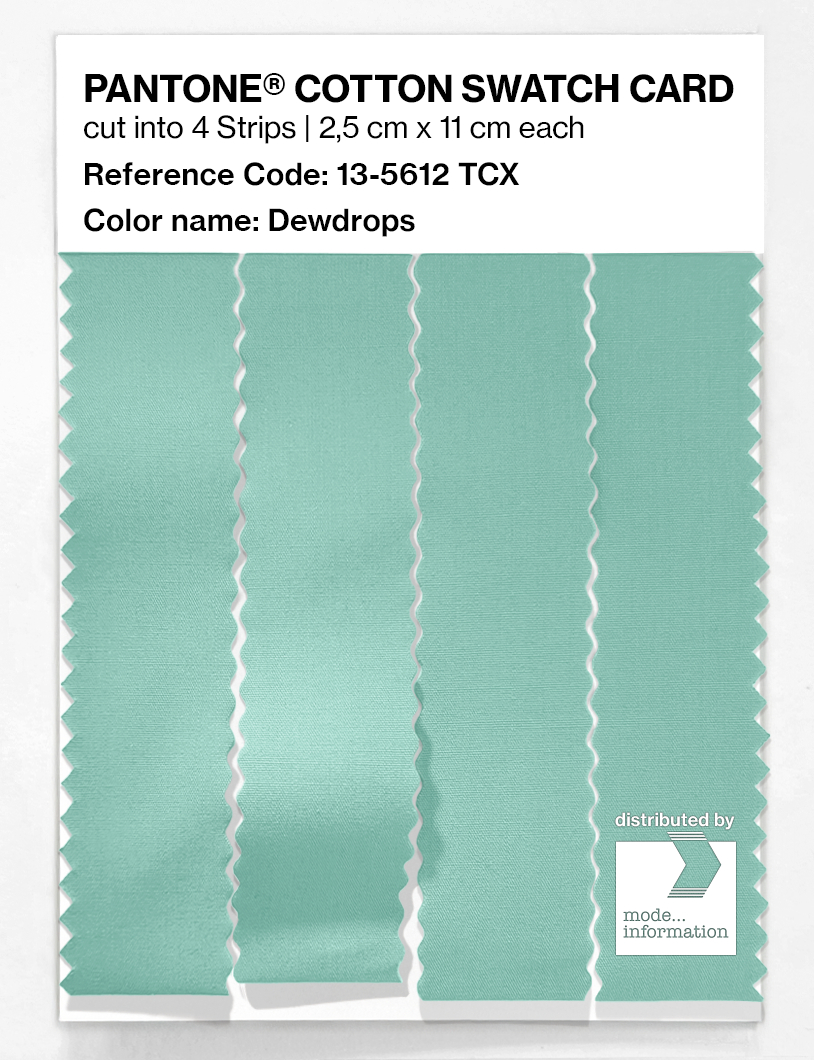 Artikelbild 3 des Artikels “PANTONE® COTTON SWATCH CARD 13-5612 TCX Dewdrops “