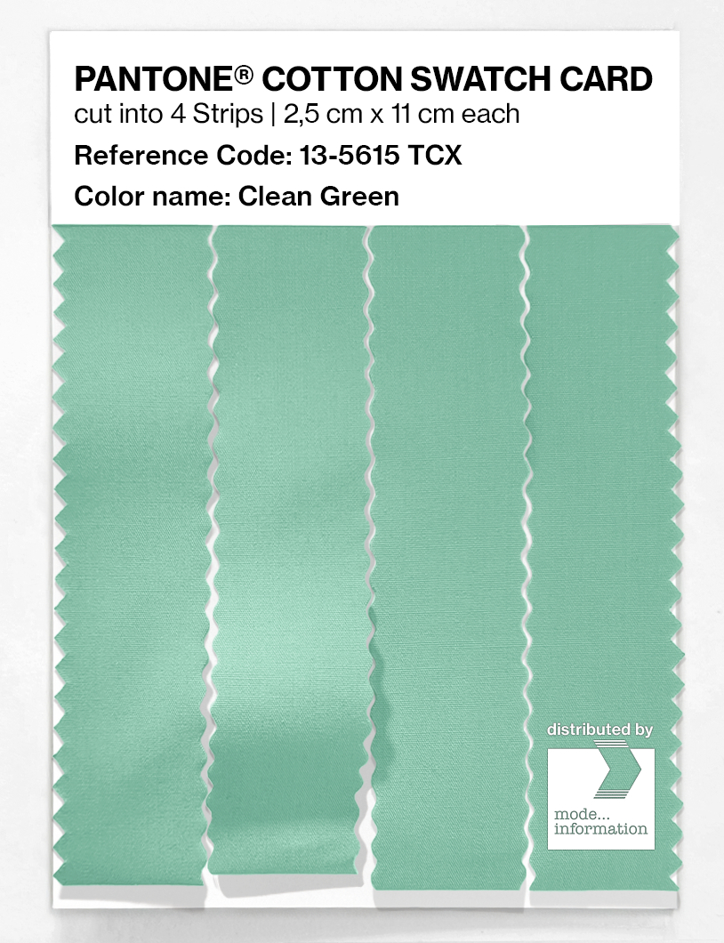 Artikelbild 3 des Artikels “PANTONE® COTTON SWATCH CARD 13-5615 TCX Clean Green “
