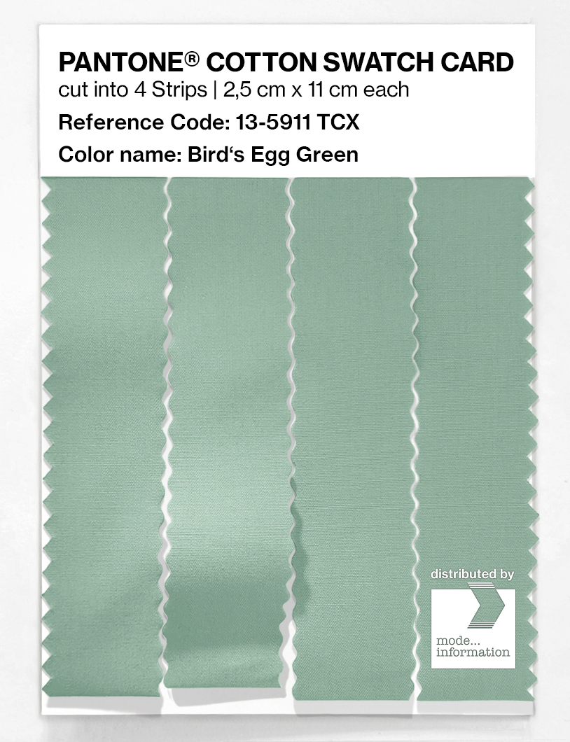 Artikelbild 3 des Artikels “PANTONE® COTTON SWATCH CARD 13-5911 TCX Bird's Egg Green “