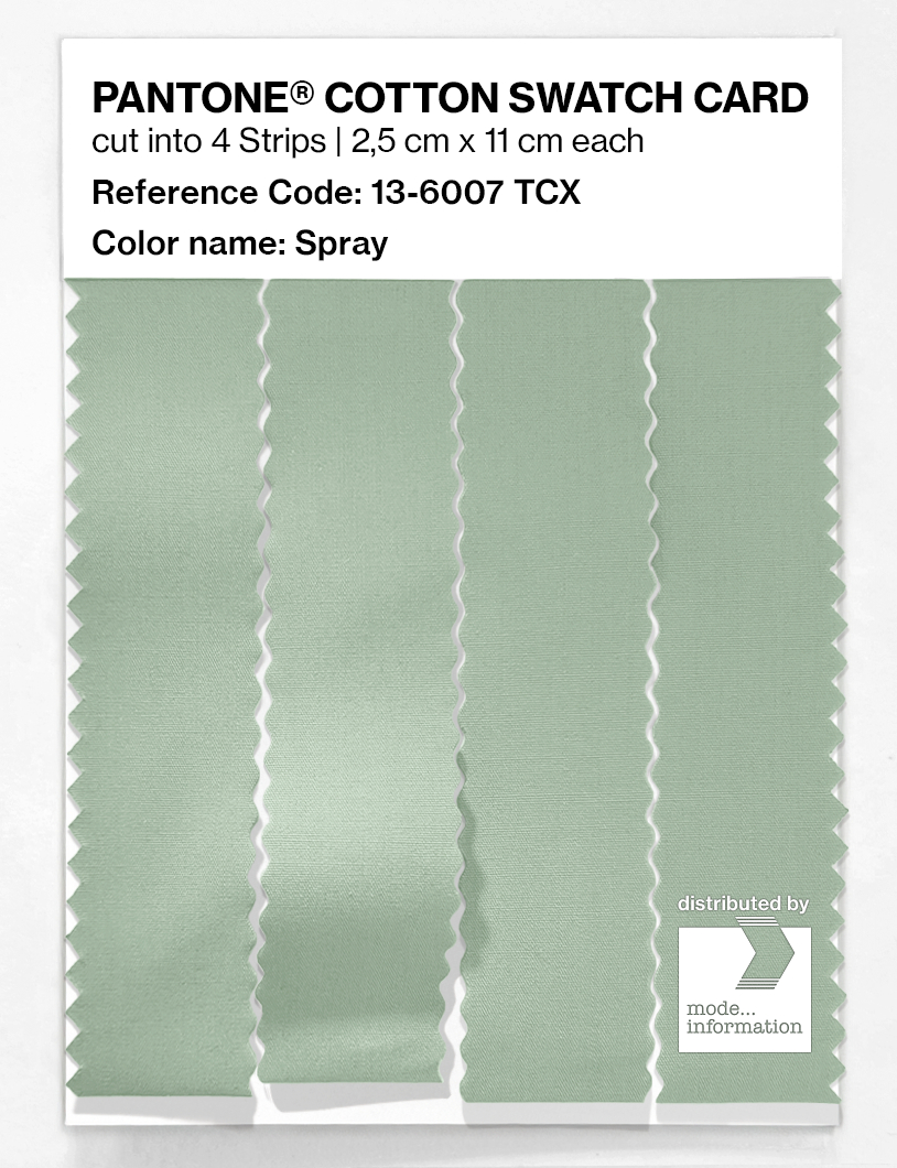 Product image 3 of the product “PANTONE® COTTON SWATCH CARD 13-6007 TCX Spray ”