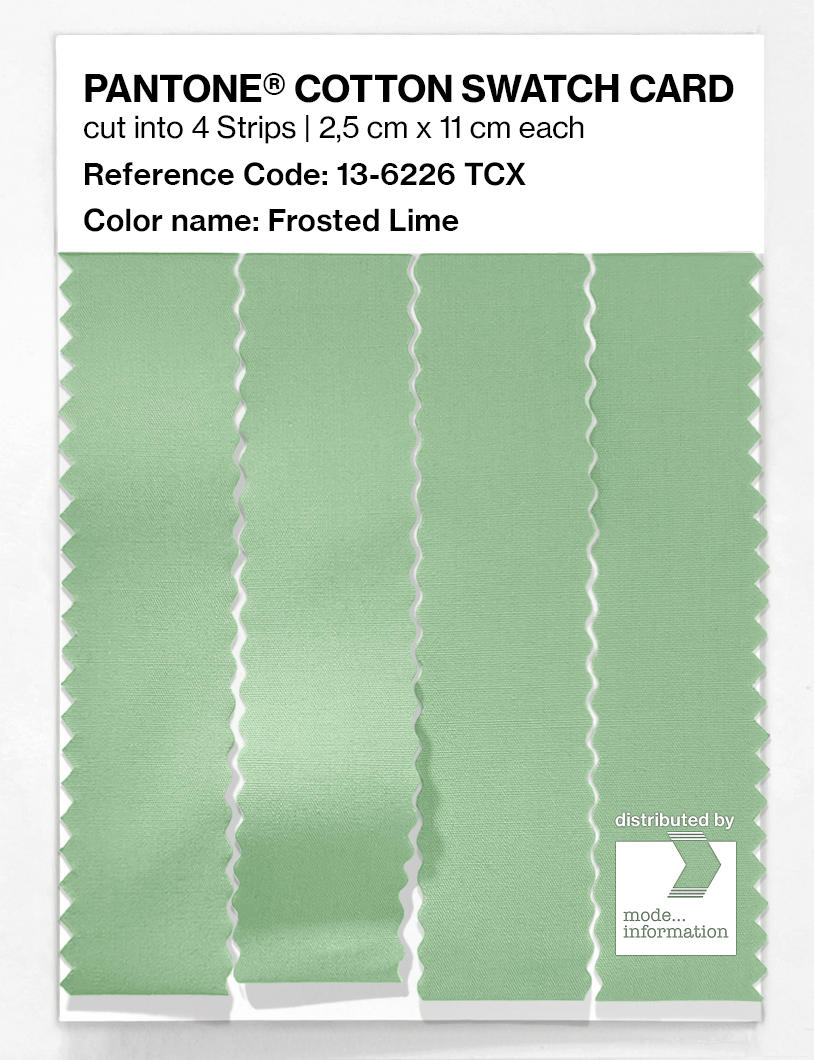 Artikelbild 3 des Artikels “PANTONE® COTTON SWATCH CARD 13-6226 TCX Frosted Lime “