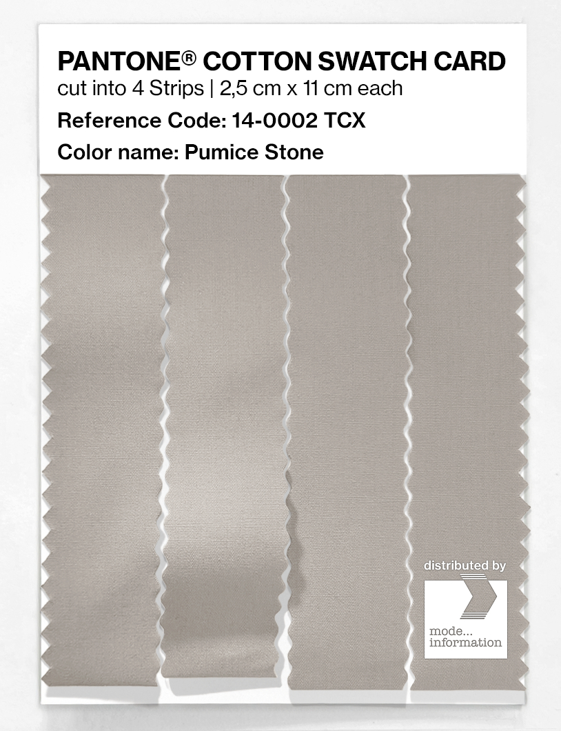 Artikelbild 3 des Artikels “PANTONE® COTTON SWATCH CARD 14-0002 TCX Pumice Stone “