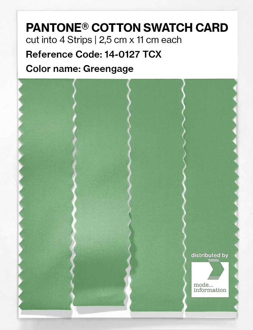 Artikelbild 3 des Artikels “PANTONE® COTTON SWATCH CARD 14-0127 TCX Greengage “