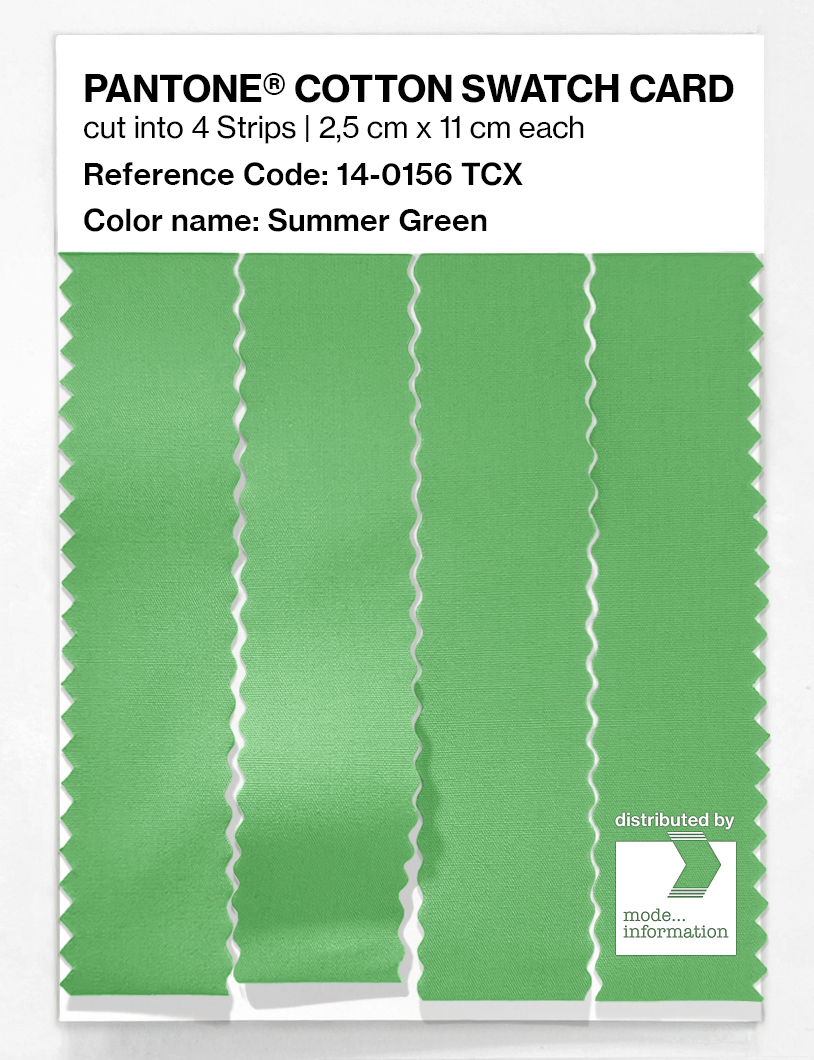 Artikelbild 3 des Artikels “PANTONE® COTTON SWATCH CARD 14-0156 TCX Summer Green “