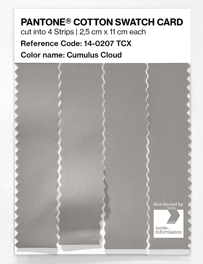 Artikelbild 3 des Artikels “PANTONE® COTTON SWATCH CARD 14-0207 TCX Cumulus Cloud “