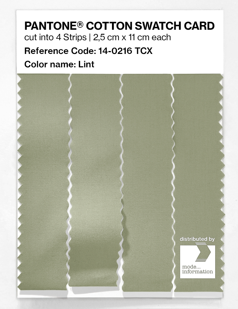 Artikelbild 3 des Artikels “PANTONE® COTTON SWATCH CARD 14-0216 TCX Lint “