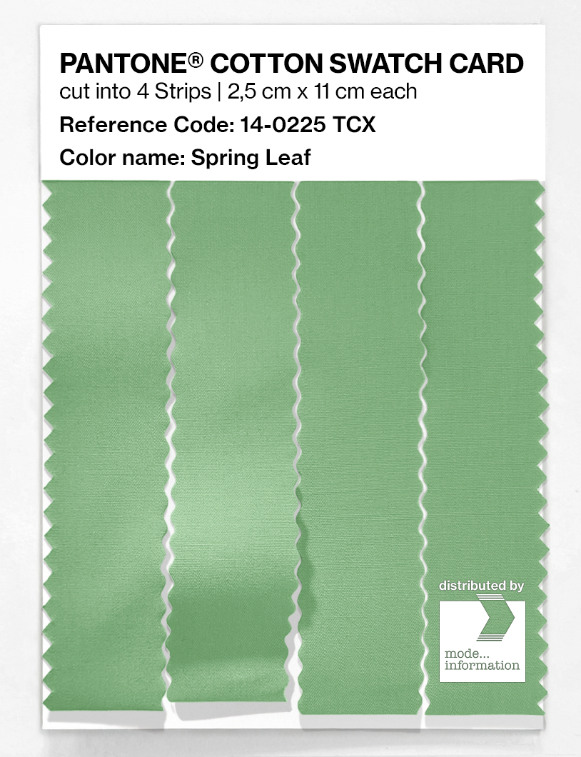 Artikelbild 3 des Artikels “PANTONE® COTTON SWATCH CARD 14-0225 TCX Spring Leaf “