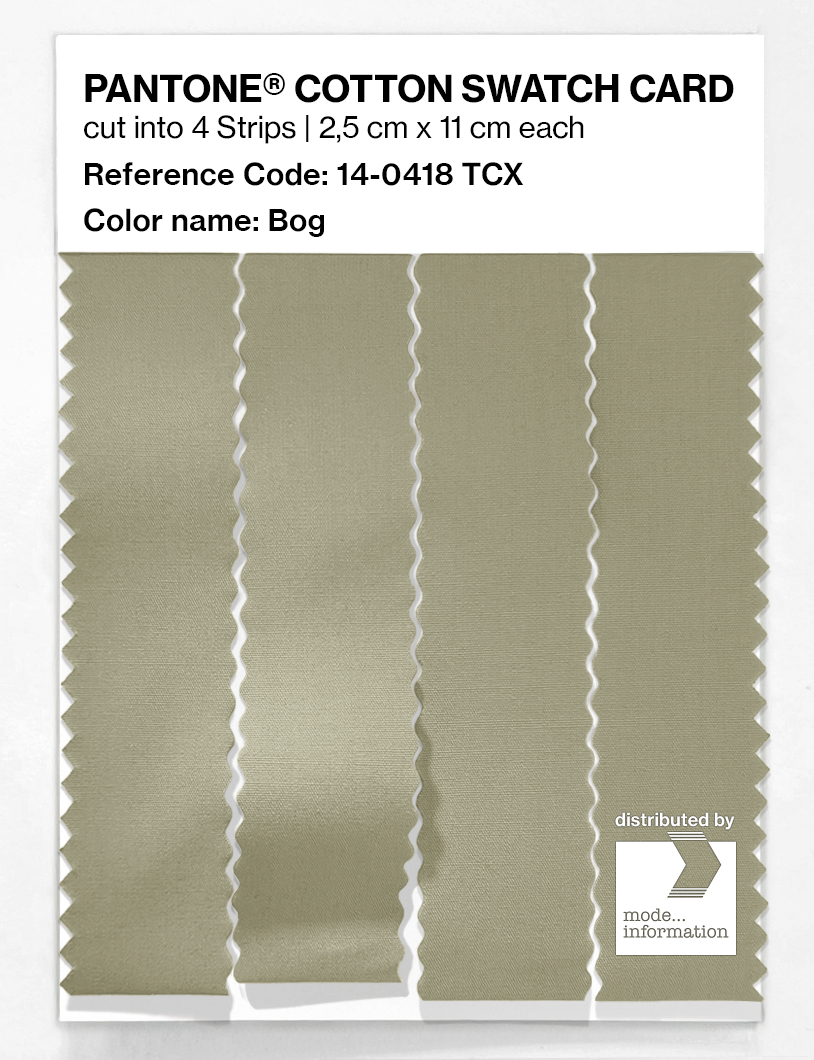 Artikelbild 3 des Artikels “PANTONE® COTTON SWATCH CARD 14-0418 TCX Bog “
