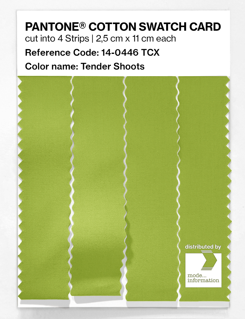 Artikelbild 3 des Artikels “PANTONE® COTTON SWATCH CARD 14-0446 TCX Tender Shoots “