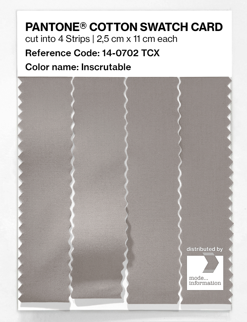 Artikelbild 3 des Artikels “PANTONE® COTTON SWATCH CARD 14-0702 TCX Inscrutable “