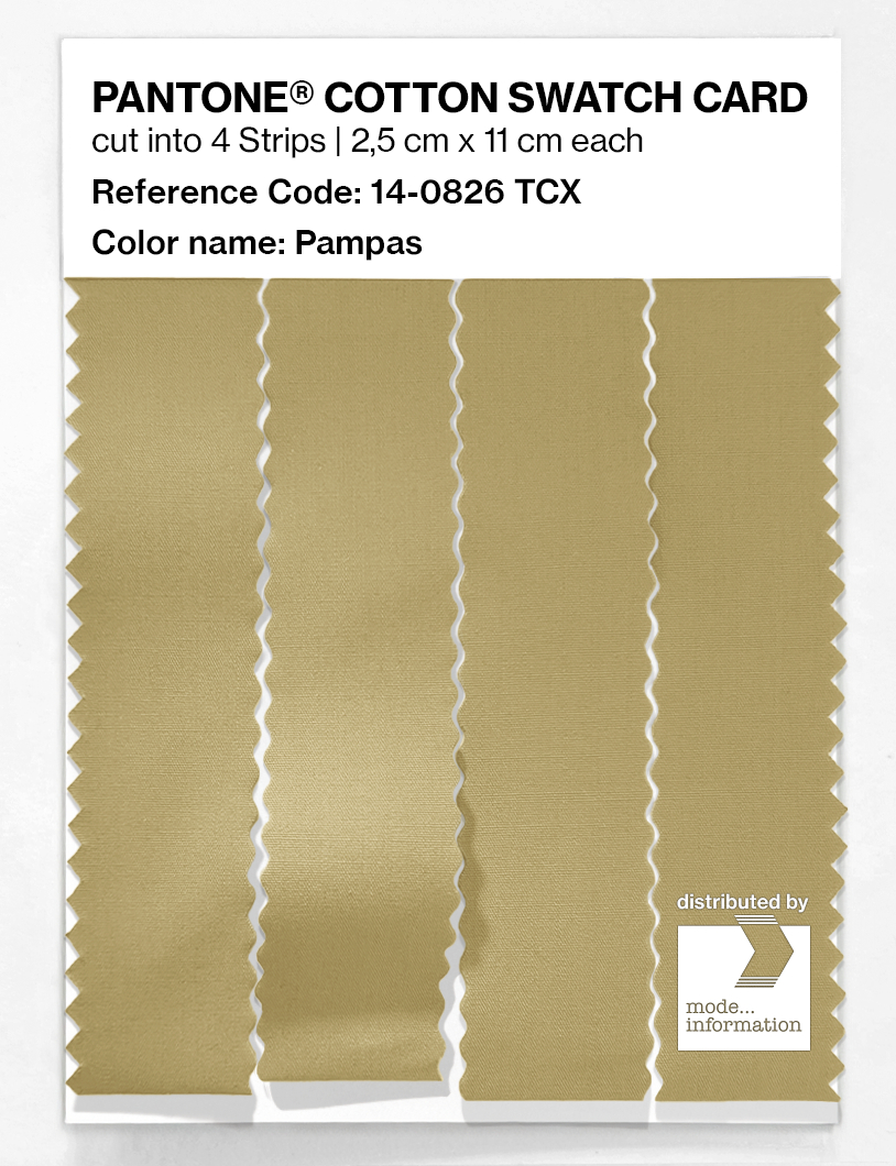 Artikelbild 3 des Artikels “PANTONE® COTTON SWATCH CARD 14-0826 TCX Pampas “