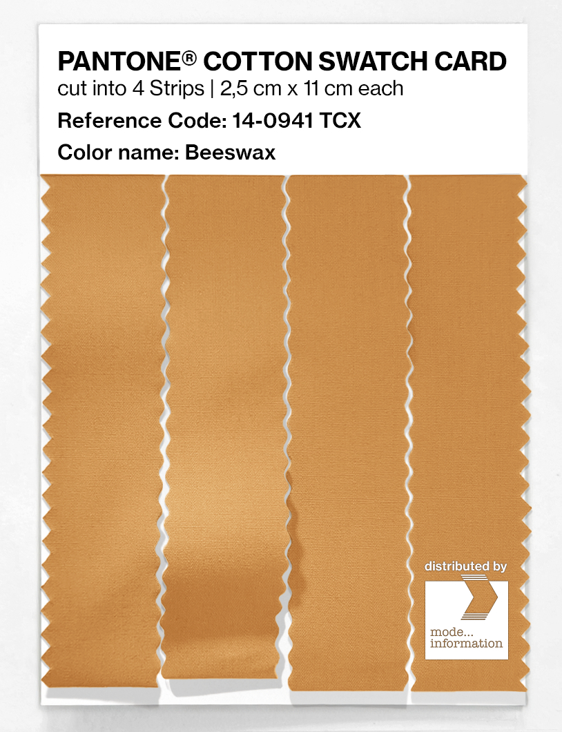Artikelbild 3 des Artikels “PANTONE® COTTON SWATCH CARD 14-0941 TCX Beeswax “