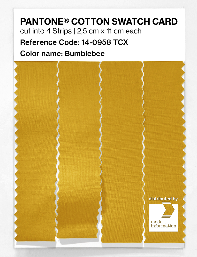 Artikelbild 3 des Artikels “PANTONE® COTTON SWATCH CARD 14-0958 TCX Bumblebee “