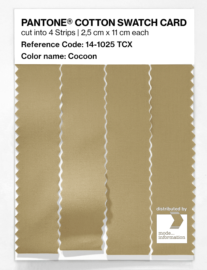 Artikelbild 3 des Artikels “PANTONE® COTTON SWATCH CARD 14-1025 TCX Cocoon “