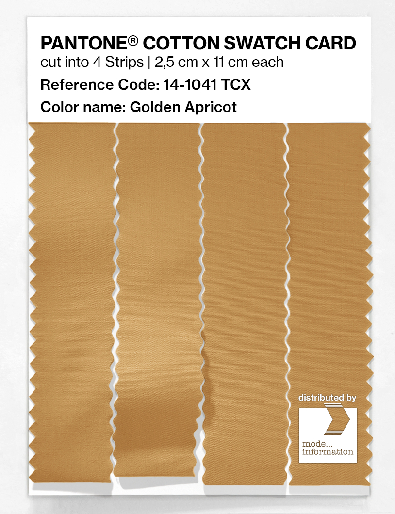 Artikelbild 3 des Artikels “PANTONE® COTTON SWATCH CARD 14-1041 TCX Golden Apricot “