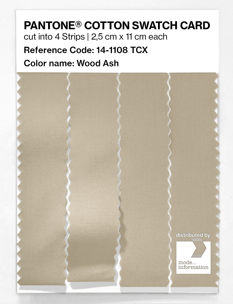 Artikelbild 3 des Artikels “PANTONE® COTTON SWATCH CARD 14-1108 TCX Wood Ash “