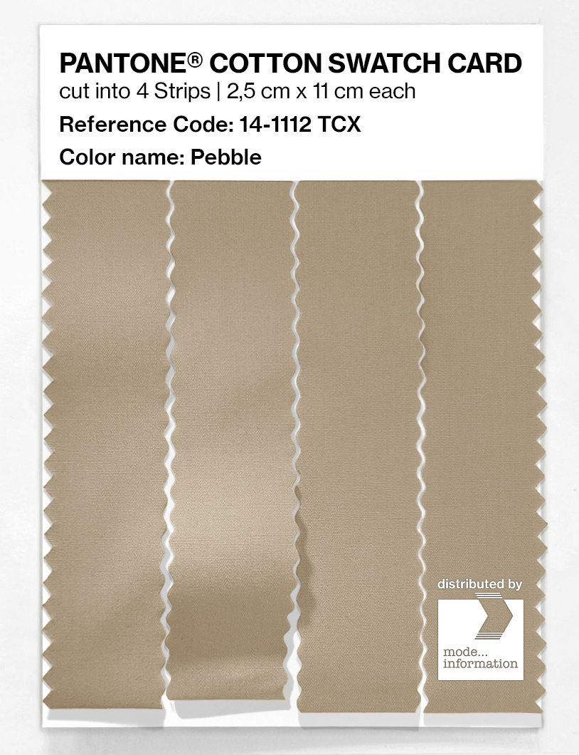 Artikelbild 3 des Artikels “PANTONE® COTTON SWATCH CARD 14-1112 TCX Pebble “