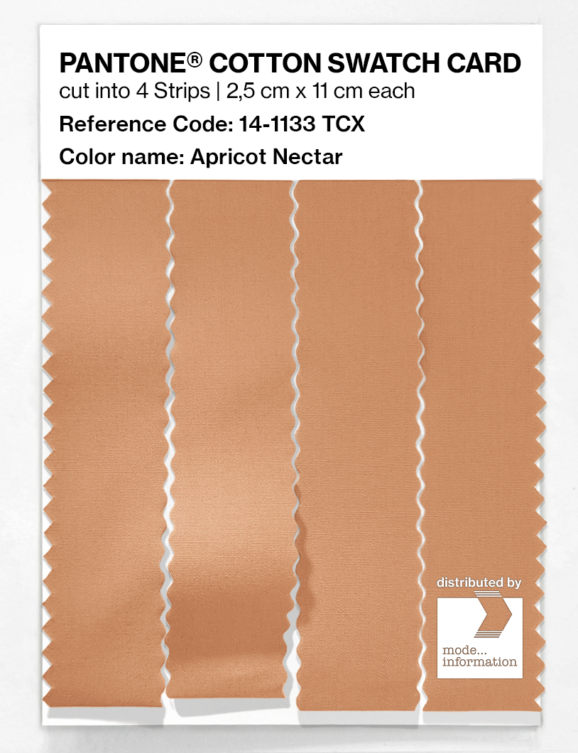 Artikelbild 3 des Artikels “PANTONE® COTTON SWATCH CARD 14-1133 TCX Apricot Nectar “