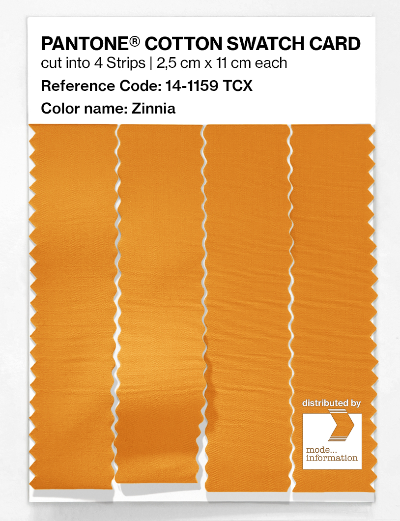 Artikelbild 3 des Artikels “PANTONE® COTTON SWATCH CARD 14-1159 TCX Zinnia “