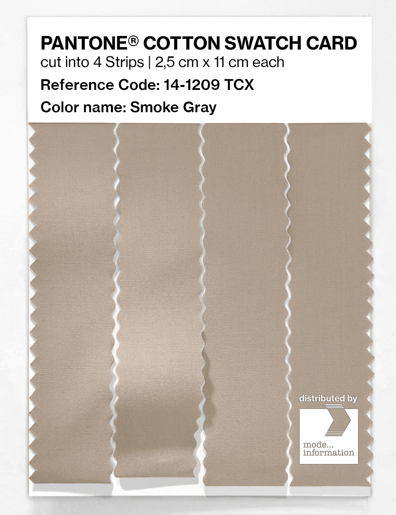 Artikelbild 3 des Artikels “PANTONE® COTTON SWATCH CARD 14-1209 TCX Smoke Gray “