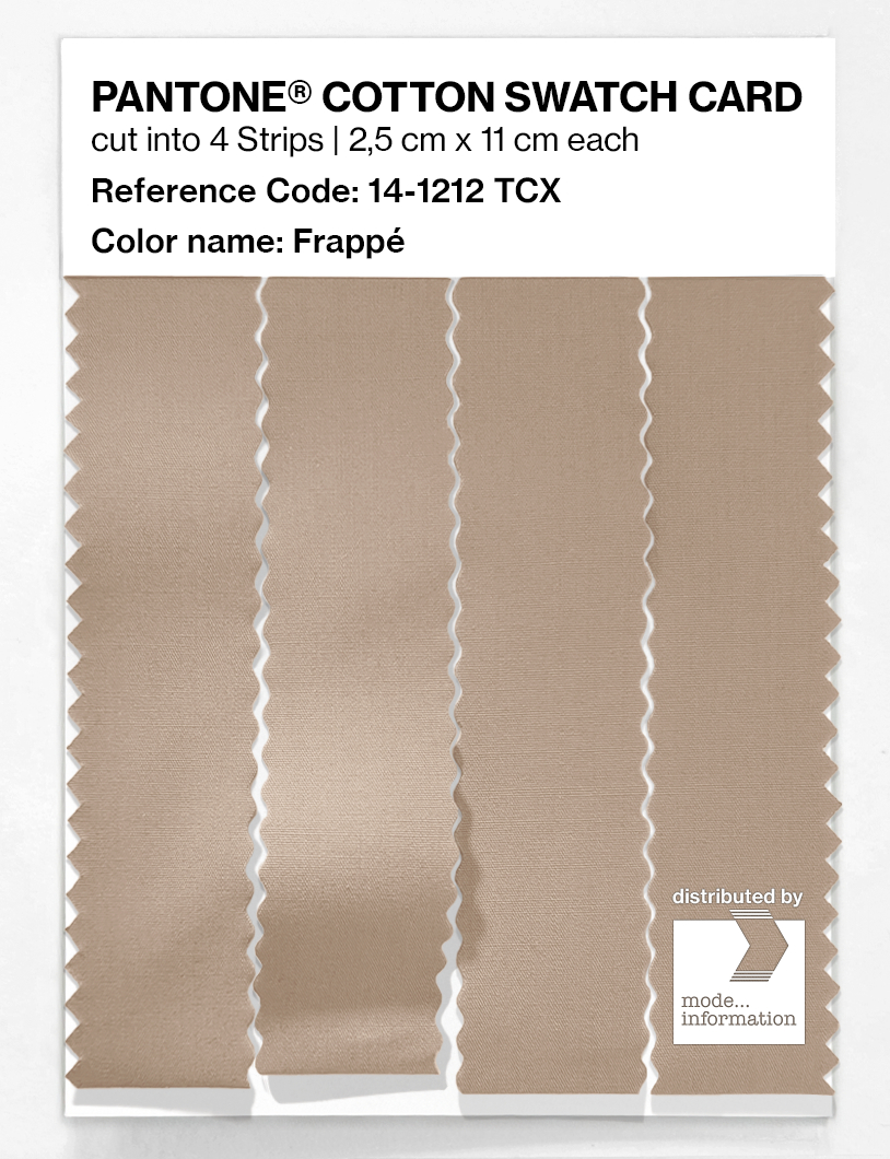 Artikelbild 3 des Artikels “PANTONE® COTTON SWATCH CARD 14-1212 TCX Frappé “