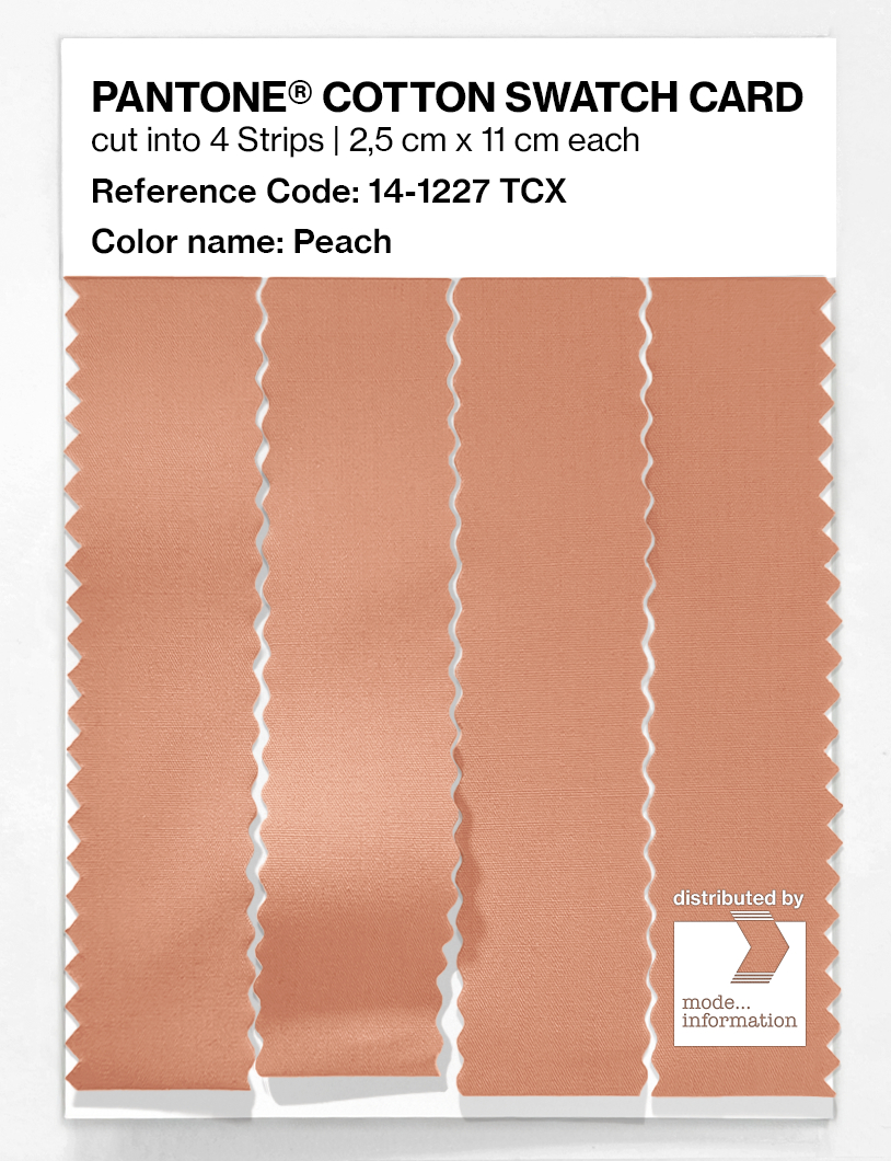 Artikelbild 3 des Artikels “PANTONE® COTTON SWATCH CARD 14-1227 TCX Peach “