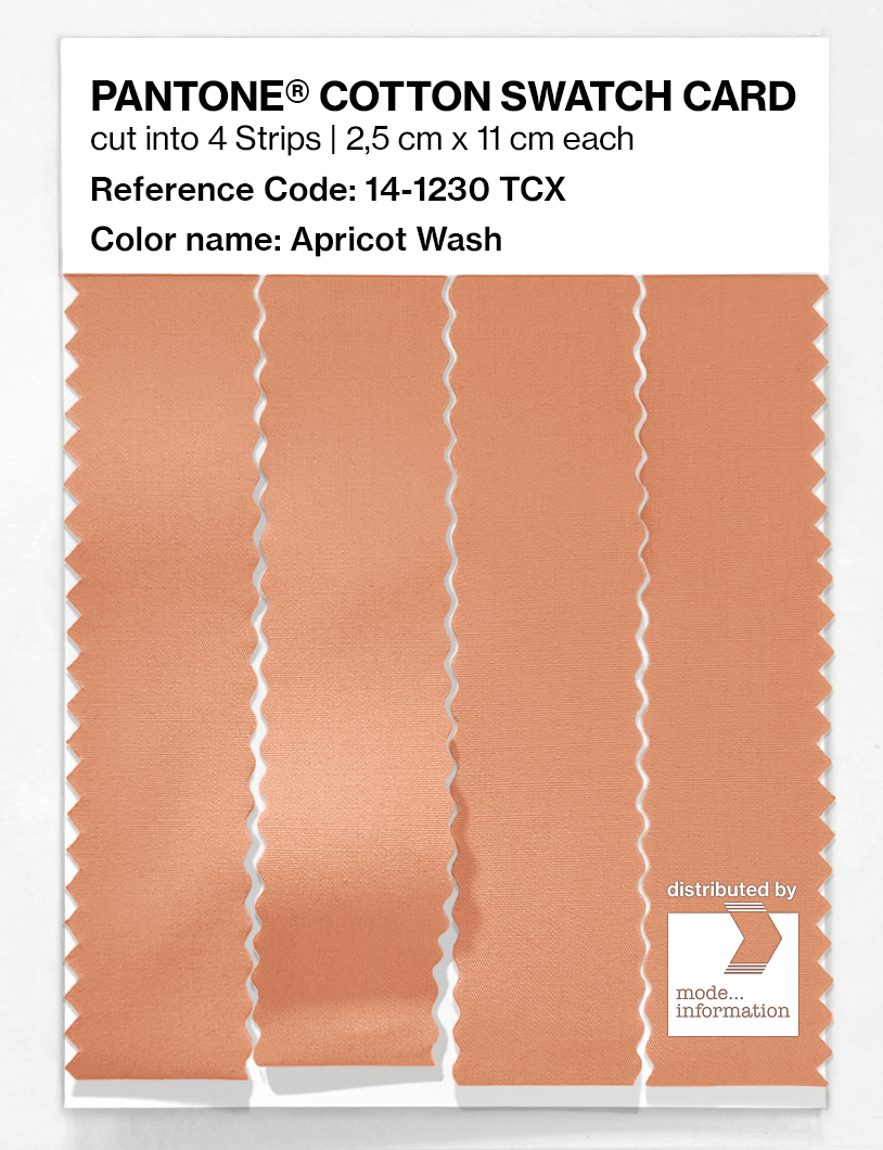 Artikelbild 3 des Artikels “PANTONE® COTTON SWATCH CARD 14-1230 TCX Apricot Wash “