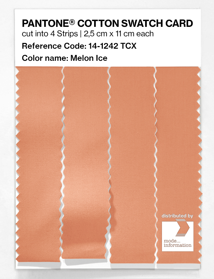 Artikelbild 3 des Artikels “PANTONE® COTTON SWATCH CARD 14-1242 TCX Melon Ice “