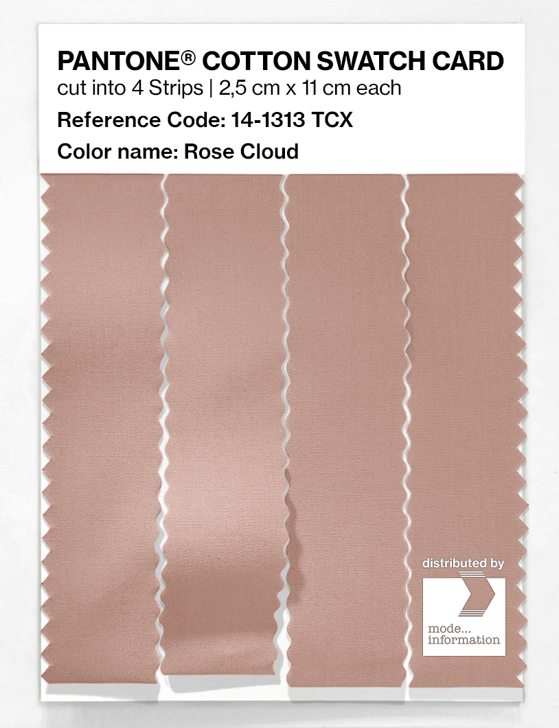 Product image 3 of the product “PANTONE® COTTON SWATCH CARD 14-1313 TCX Rose Cloud ”