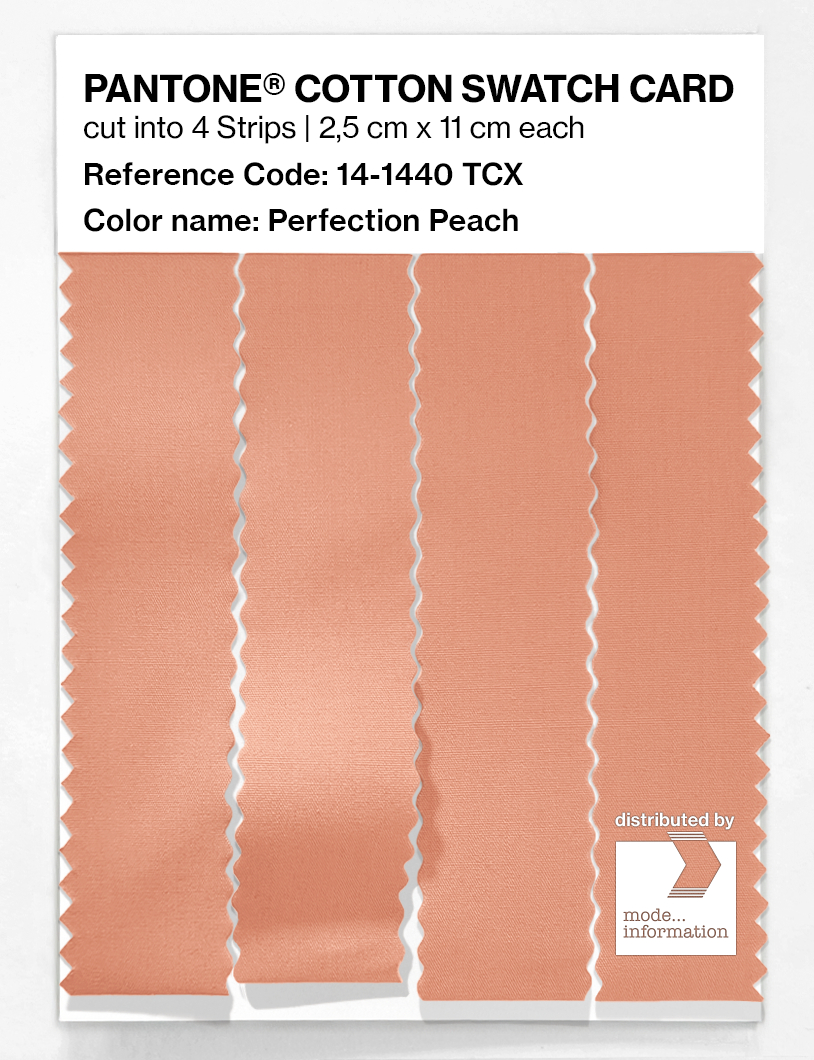 Artikelbild 3 des Artikels “PANTONE® COTTON SWATCH CARD 14-1440 TCX Perfection Peach “