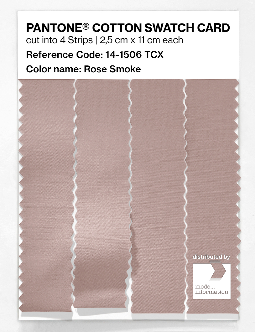 Product image 3 of the product “PANTONE® COTTON SWATCH CARD 14-1506 TCX Rose Smoke ”