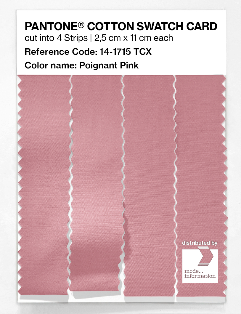 Artikelbild 3 des Artikels “PANTONE® COTTON SWATCH CARD 14-1715 TCX Poignant Pink “