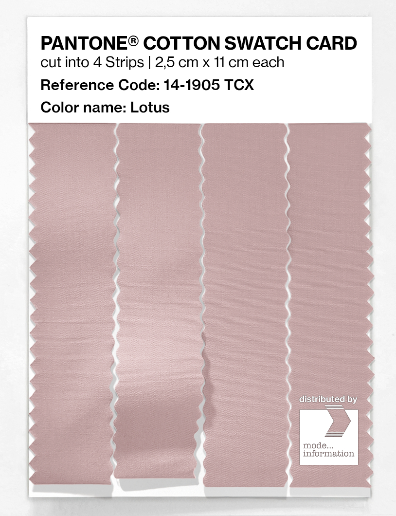 Artikelbild 3 des Artikels “PANTONE® COTTON SWATCH CARD 14-1905 TCX Lotus “
