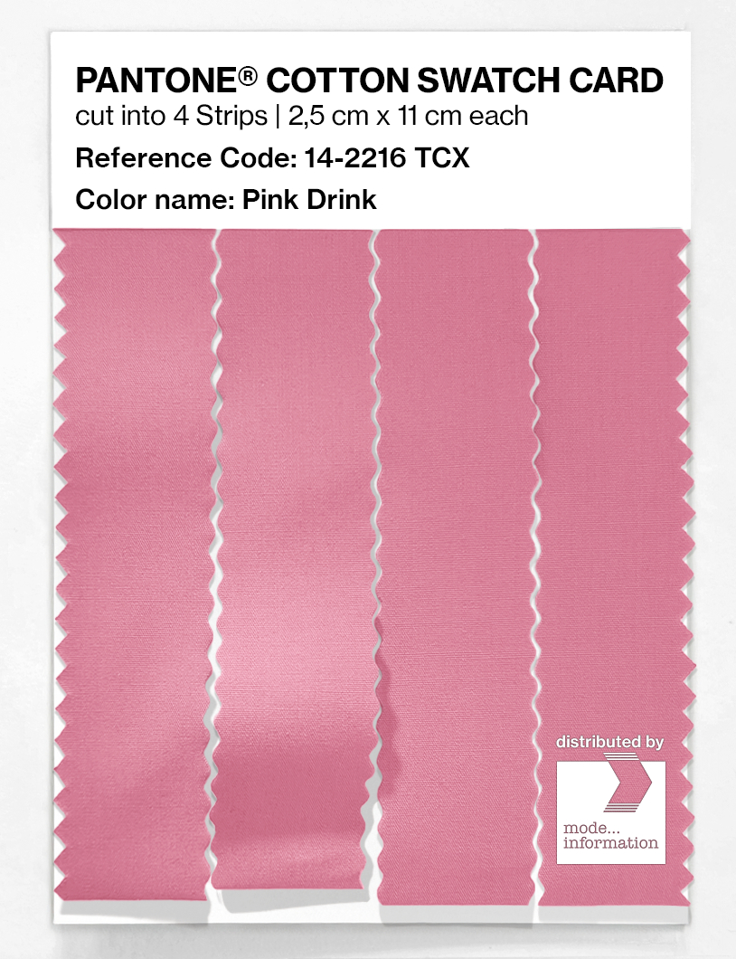 Artikelbild 3 des Artikels “PANTONE® COTTON SWATCH CARD 14-2216 TCX Pink Drink “