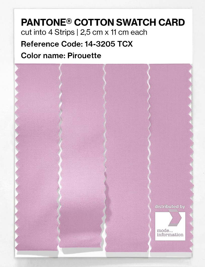 Artikelbild 3 des Artikels “PANTONE® COTTON SWATCH CARD 14-3205 TCX Pirouette “