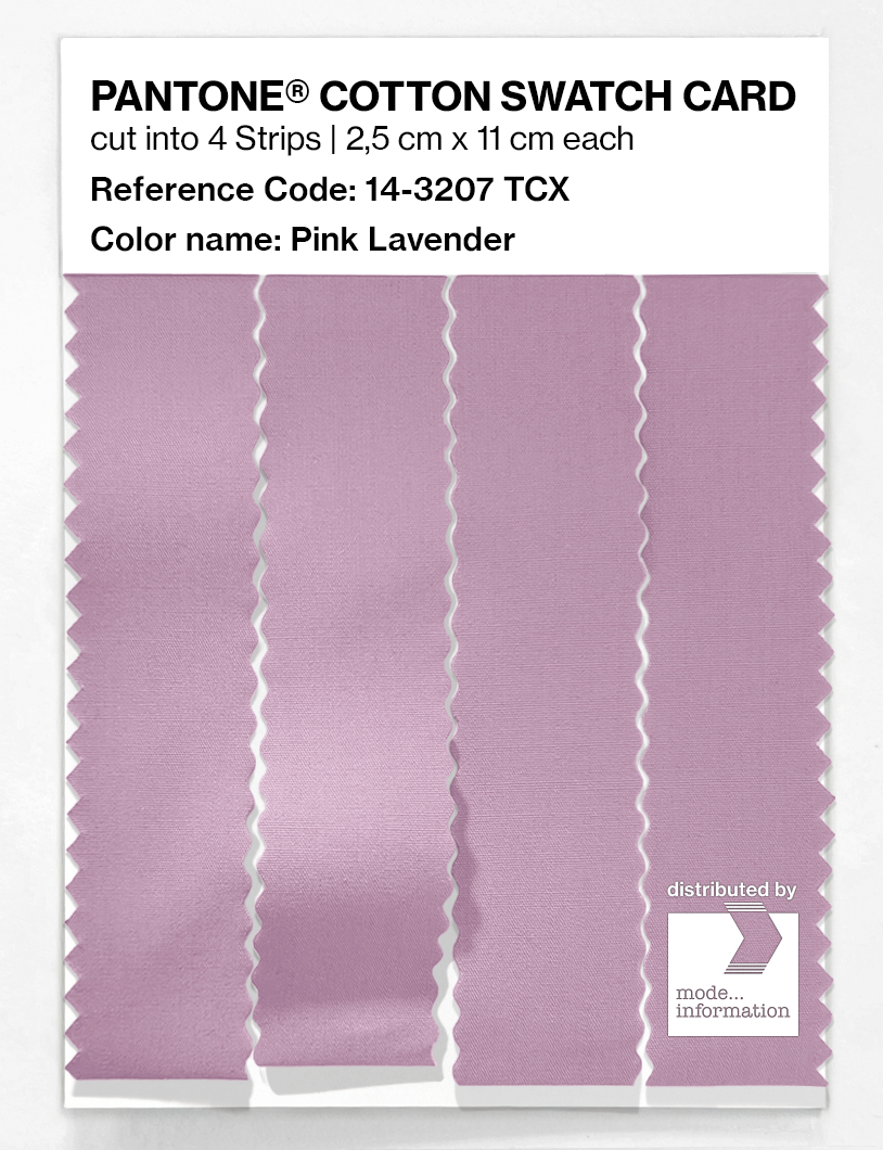 Product image 3 of the product “PANTONE® COTTON SWATCH CARD 14-3207 TCX Pink Lavender ”