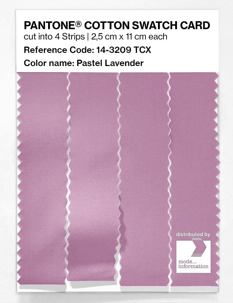 Product image 3 of the product “PANTONE® COTTON SWATCH CARD 14-3209 TCX Pastel Lavender ”