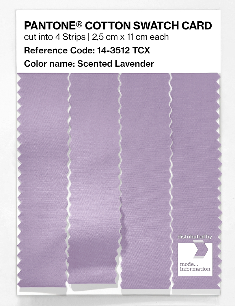 Artikelbild 3 des Artikels “PANTONE® COTTON SWATCH CARD 14-3512 TCX Scented Lavender “