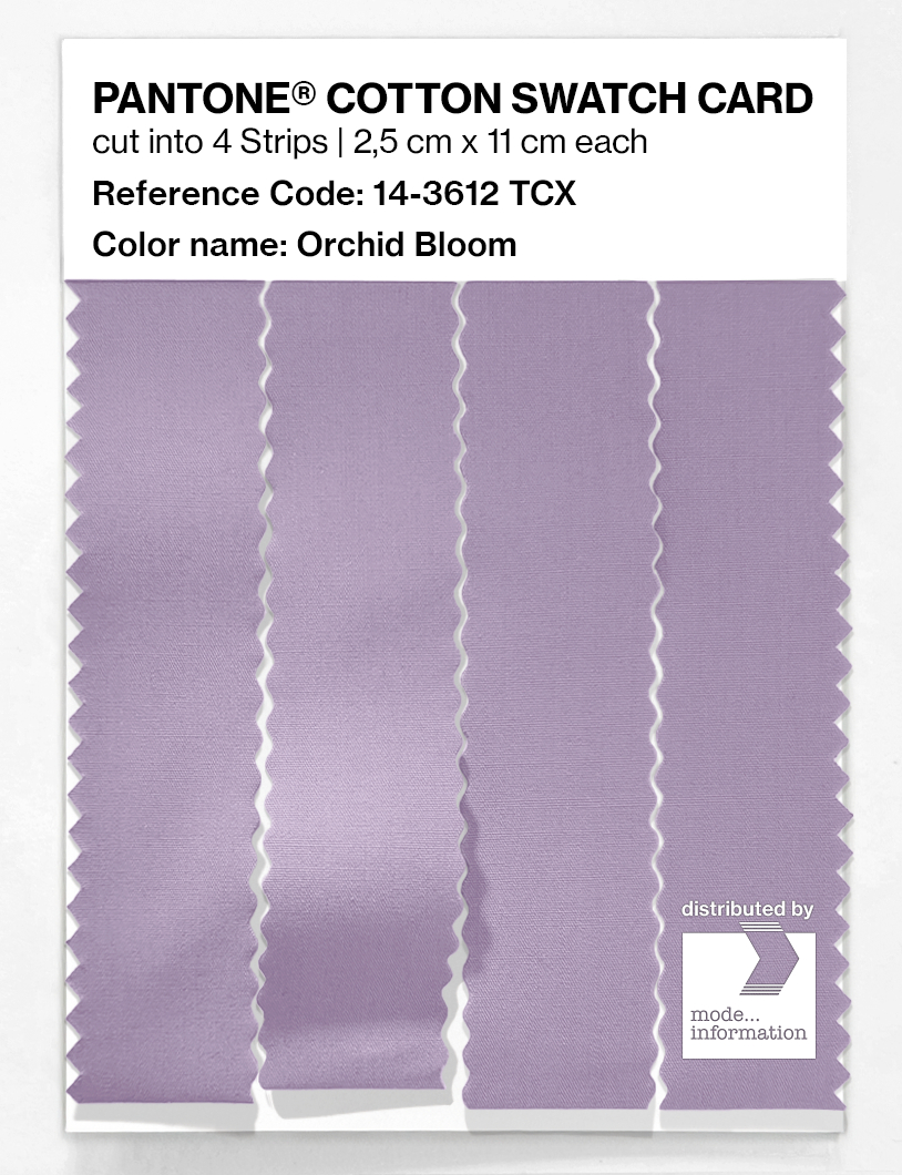 Artikelbild 3 des Artikels “PANTONE® COTTON SWATCH CARD 14-3612 TCX Orchid Bloom “