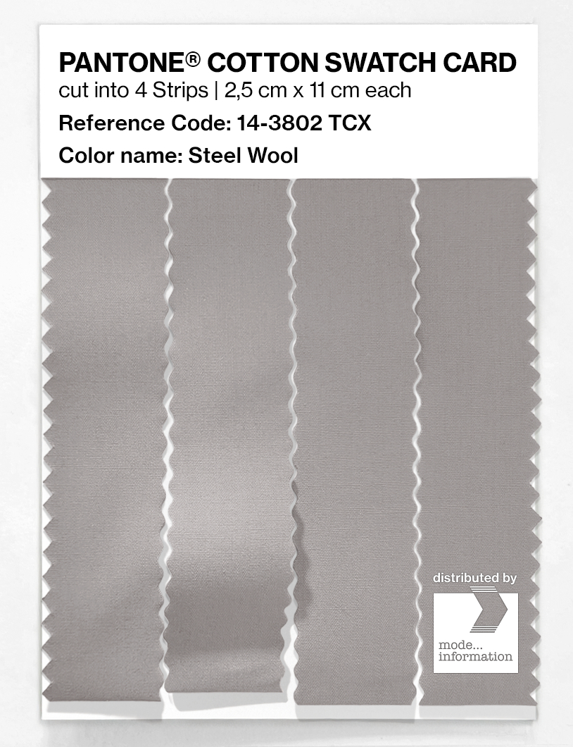 Artikelbild 3 des Artikels “PANTONE® COTTON SWATCH CARD 14-3802 TCX Steel Wool “