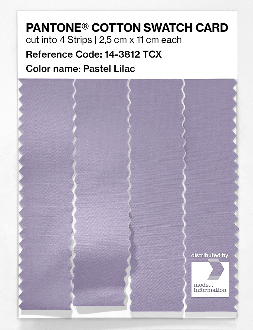 Artikelbild 3 des Artikels “PANTONE® COTTON SWATCH CARD 14-3812 TCX Pastel Lilac “