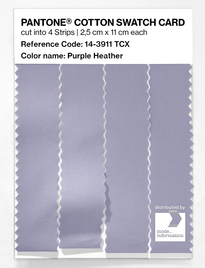 Artikelbild 3 des Artikels “PANTONE® COTTON SWATCH CARD 14-3911 TCX Purple Heather “