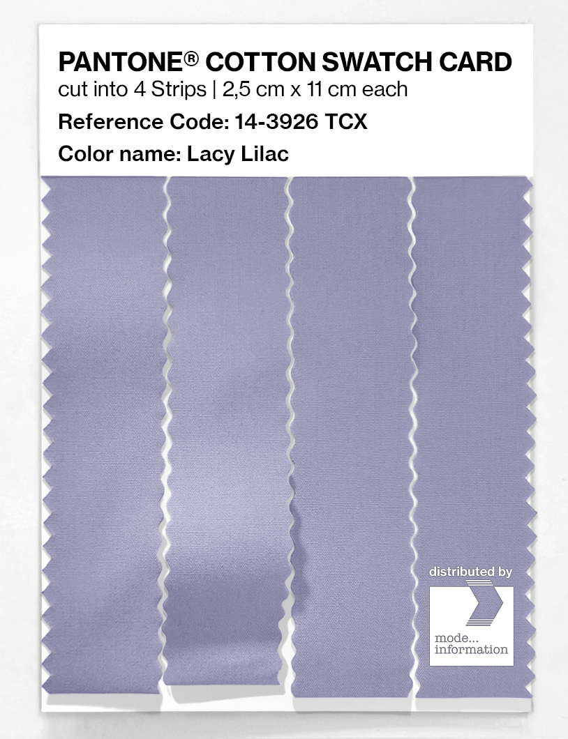 Artikelbild 3 des Artikels “PANTONE® COTTON SWATCH CARD 14-3926 TCX Lacy Lilac “