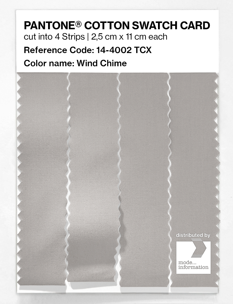 Artikelbild 3 des Artikels “PANTONE® COTTON SWATCH CARD 14-4002 TCX Wind Chime “