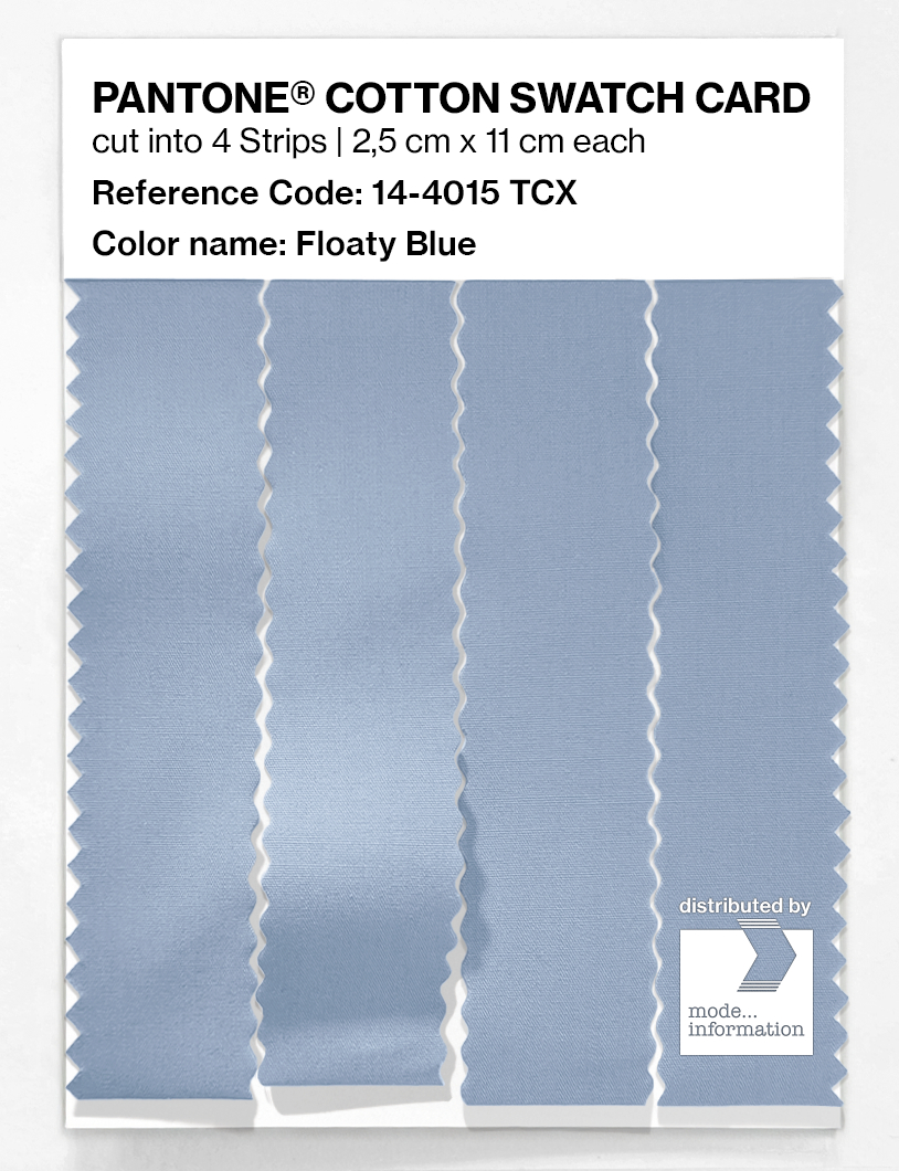 Artikelbild 3 des Artikels “PANTONE® COTTON SWATCH CARD 14-4015 TCX Floaty Blue “
