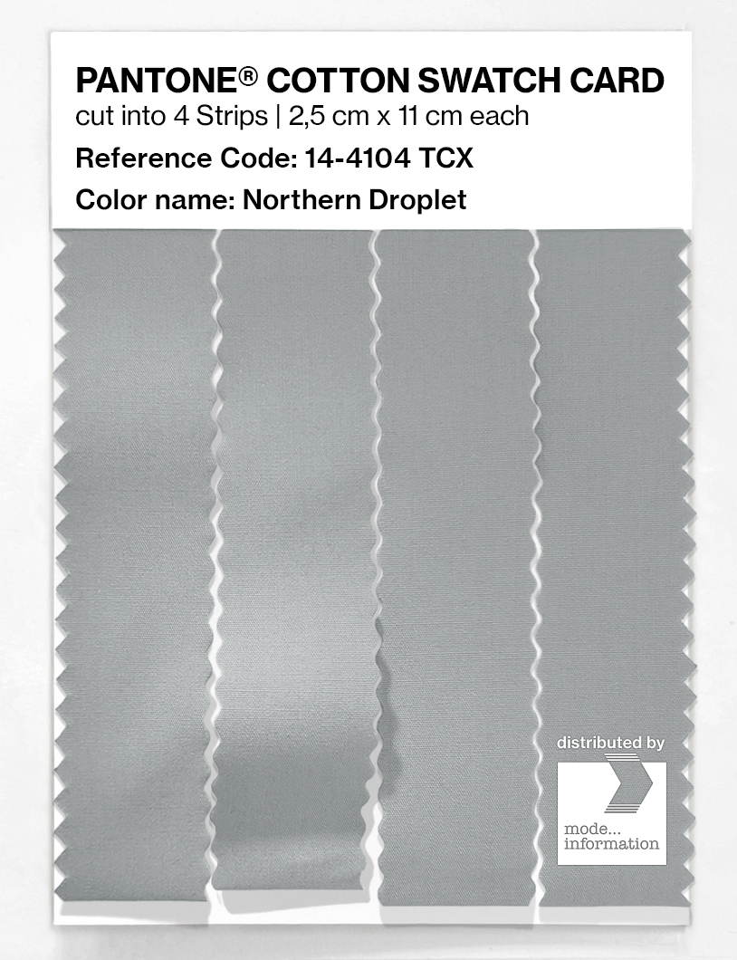 Artikelbild 3 des Artikels “PANTONE® COTTON SWATCH CARD 14-4104 TCX Northern Droplet “
