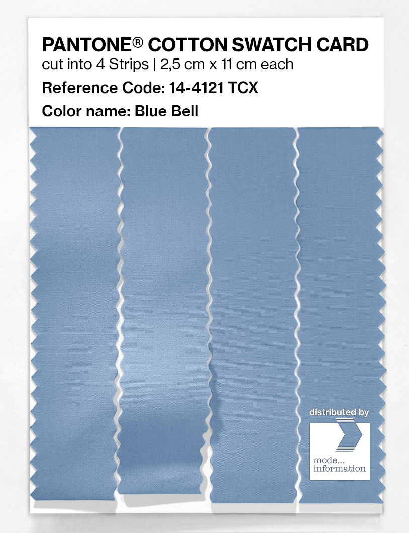 Artikelbild 3 des Artikels “PANTONE® COTTON SWATCH CARD 14-4121 TCX Blue Bell “