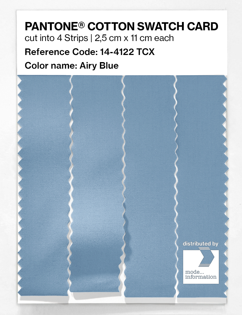Artikelbild 3 des Artikels “PANTONE® COTTON SWATCH CARD 14-4122 TCX Airy Blue “