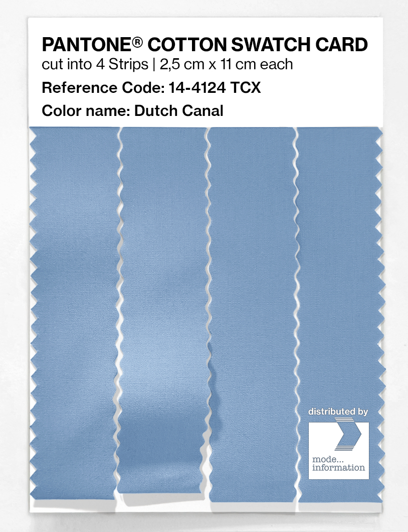 Artikelbild 3 des Artikels “PANTONE® COTTON SWATCH CARD 14-4124 TCX Dutch Canal “