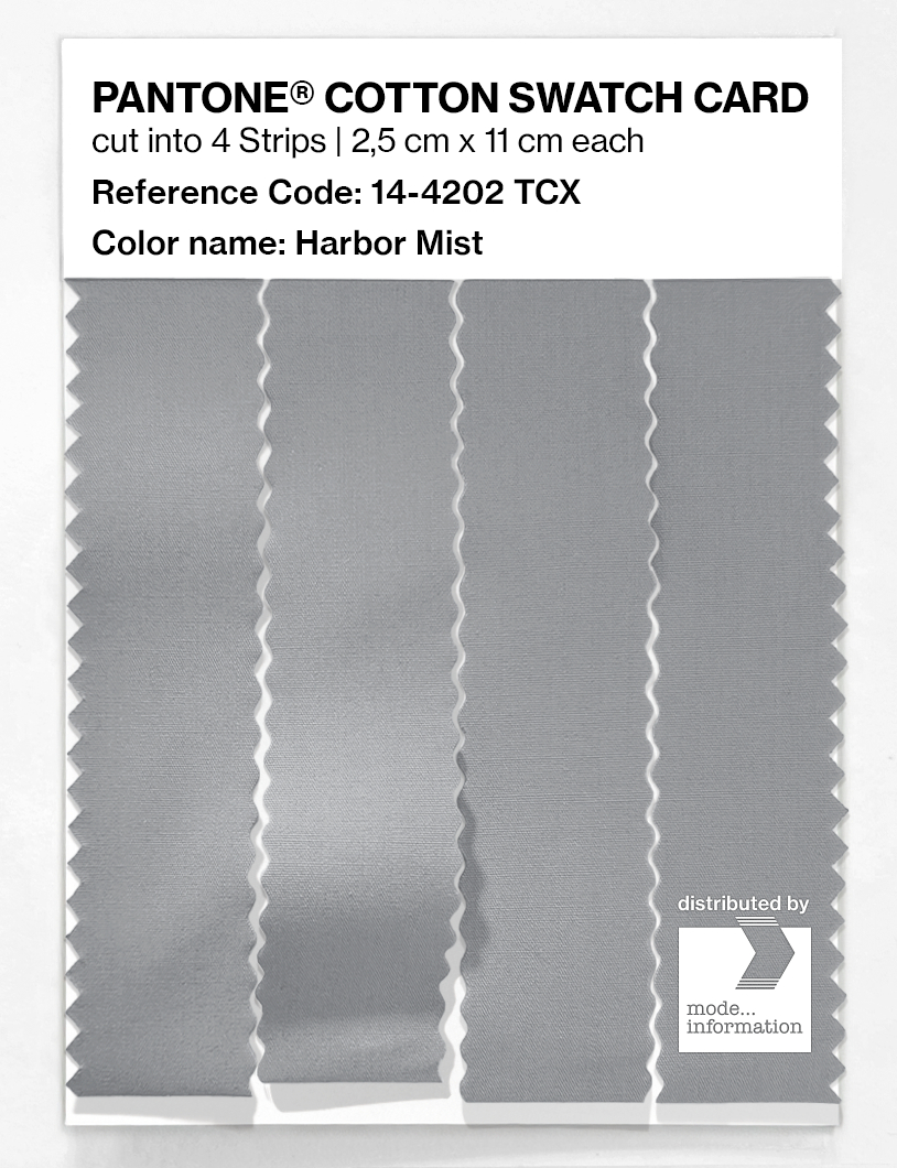Artikelbild 3 des Artikels “PANTONE® COTTON SWATCH CARD 14-4202 TCX Harbor Mist “